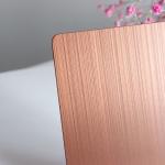 304 Stainless Steel Hairline Sheet 316 Brushed Stainless Steel Plate For