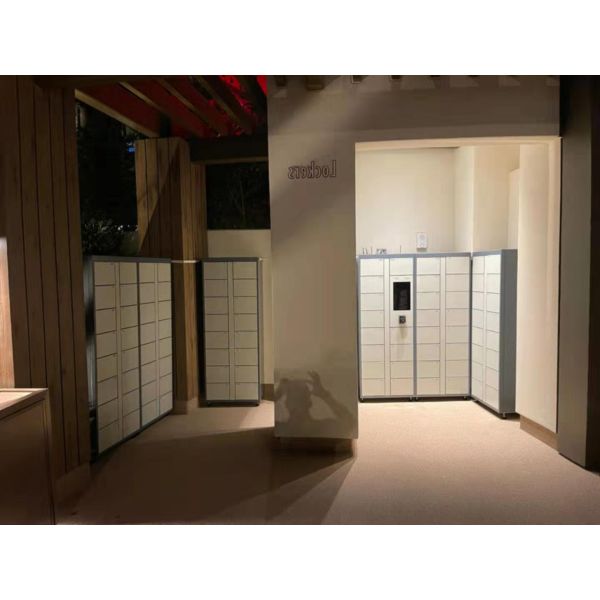 SMS Input Password Parcel Delivery Lockers With Android System And Barcode
