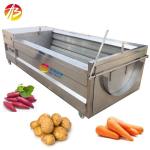180 KG Potato Ginger Roller Washer Brush Peeling Machine for Vegetable Fruit