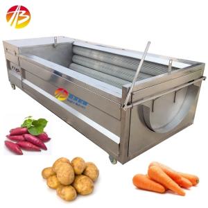 China Bubble Washing Machine for Sweet Potato Ginger Carrot Cassava Potato Turmeric Yam Peeling factory