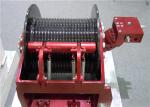 Efficient Powered Hydraulic Crane Winch Painting Galvanizing