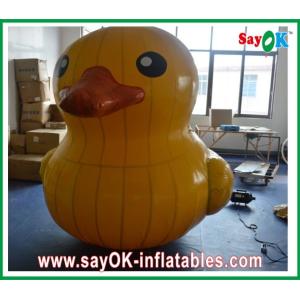Inflatable Animal Balloons Events Height 4M Inflatable Yellow Duck Customized