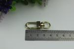 Good quality lacquer coating zinc alloy 10 mm & 13 mm round shape gold snap hook