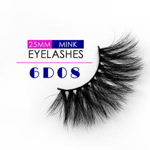China Various Design 6D Mink Lashes , Super Soft Real Mink Individual Lashes factory
