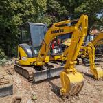 used mini hydraulic excavator used komatsupc30 on sale