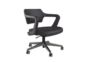 China Gaslift Low Back Executive Black Swivel Chair Butterfly mechanism 610mm factory