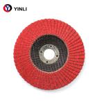5 Inch 125mm Abrasive Ceramic Flap Disc Flexible Grinding For Metal