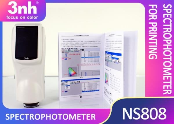 NS808 Portable Color Spectrophotometer Ultra Large Integrating Sphere 45°/0 Φ8mm
