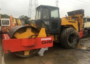 China Vibration Second Hand Road Roller , Dynapc CA25 Rollers For Heavy Equipment factory