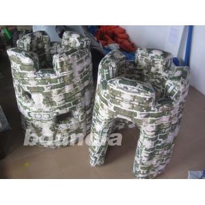 PVC tarpaulin Inflatable Army Bunker for Paintball Field Equipment