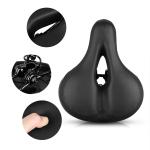 Shock Absorbing Road Bike Saddle Memory PU Foam Leather Road Bicycles Bike Seat