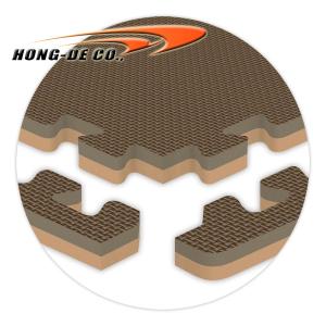 Mildew Resistant 20mm 24x24 Gym Mat / Exercise Floor Tiles