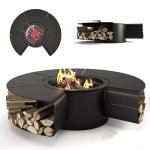 Multi Functional Outdoor Fireplaces Smokeless Fire Pit Table For Garden
