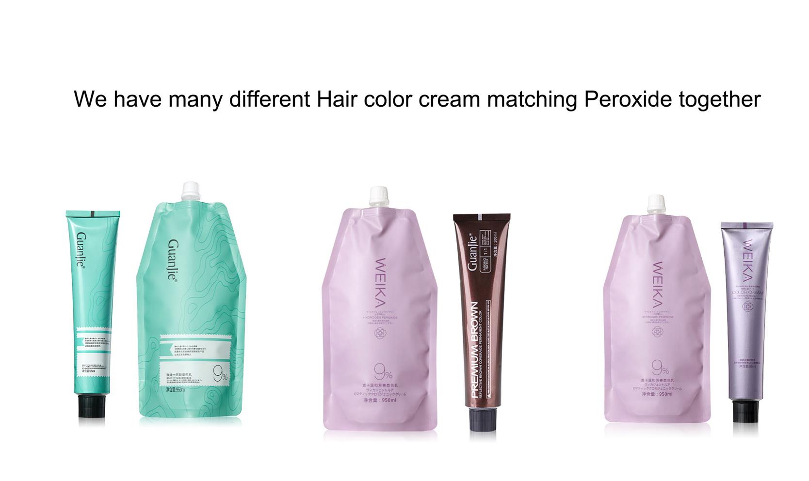 Lighten Developer Variant Hair Oxidant Peroxide Cream Box for Permanent Hair Dye