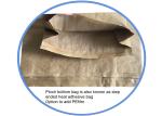 Printed Strong Self Seal Kraft Paper Bag Multiwall Open Mouth Pinch Bottom Flexo