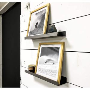 Wall Mounted Floating Shelves Wide Steel Display Ledges Large Storage Rack for