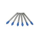 6mm Round Shank Tungsten Carbide Drill Glass Tile Drill Bits For Cutting Glass