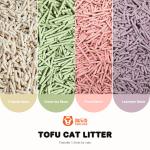 Highly Absorbent Tofu Sand Litter Cornstarch Guar Gum Flushable Clumping Cat