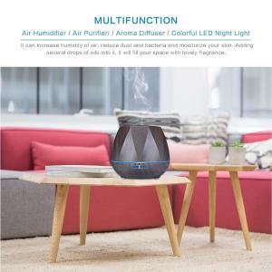 China Wood Grain 14W 24V 650mA 550Ml Aroma Diffuser Humidifier factory