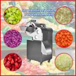 Restaurant Sus304 Commercial Vegetable Fruit Chopper Potato Slicer Machine 1.5KW