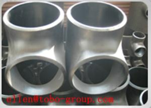 China TEE ASME B16.9 BEVELED END SCH 10S SS SUPER DUPLEX ASTM A815 GRADE UNS S32750/ UNS S32760 factory