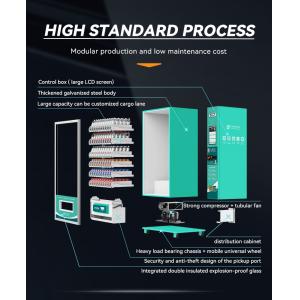 Touch Screen Automatic Fast Food Vending Machine