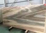 High Hardness Italian Marble Slabs , Golden River Bookmatch Antique Marble Slab