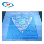 Nonwoven Surgical Ortho Knee Arthroscopy Drape U Shape With Pouch