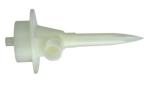 Custom Size Medical Plastic Parts , White Plastic Mouldings For Medical Drip