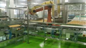 China Robot Depanner Continuous Hygiene Automatic Bread Production Line factory