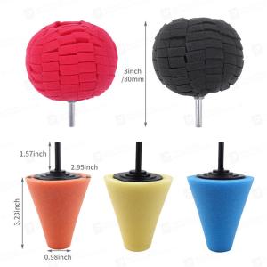 China 180g 3 Inch Car Polishing Sponges For Drill Car Polisher Wheel Hub factory