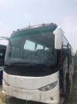 Diesel Used Coach Bus Shenlong Brand White 50 Seat RHD Drive Mode 2018 Year