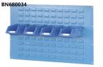 12 Gauge Steel louvered bin panels for heavy duty metal workbench Powder Coated