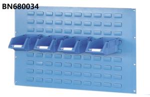 China 12 Gauge Steel louvered bin panels for heavy duty metal workbench Powder Coated factory