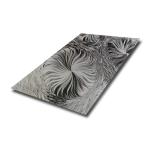 201 304 316 Color 3D Polished Pattern Stainless Steel Sheet For Wall Decoration