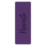 5mm Printed Pu Custom Eco Friendly PU Rubber Pilates Yoga Mat With Namaste Logo