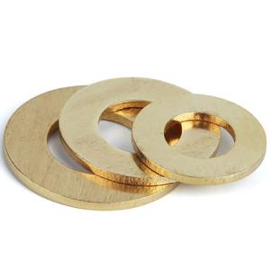 China M3 - M24 Custom Flat Lock Washers DIN125 Brass Plain Washer on sale