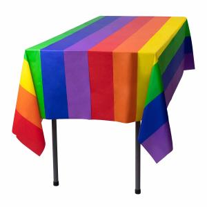 China PEVA 54*108'' Disposable Plastic Tablecloths Oilproof Waterproof factory