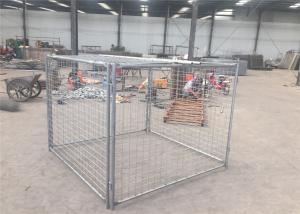 China 1500mm x 2000mm x 2000mm large size rubbish cage hot dipped galvanized rubbish cage contain factory
