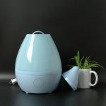 Household Drop - Shaped Led Aroma Ultrasonic Humidifier PP ABS Material