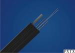 Outdoor Fiber FTTH Aerial Drop Cable G.657A1 Black LSZH with Messenger Wire