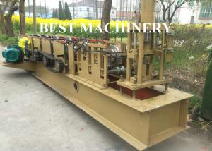 Gavalnized Steel Shutter Door Roll Forming Machine U Channel Guide Frame Making