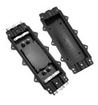 Mini Horizontal 12F 48C 96 Core IP67 Fiber Optic Enclosure