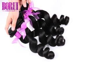 China Mink Indian Human Hair Extensions Loose Wave Thick Ends Dyed Bleached Soft factory