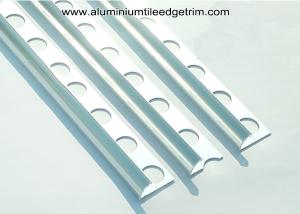 China Elegant Metal Chrome Tile Outside Corner Trim For Ceramic Tile Protection factory