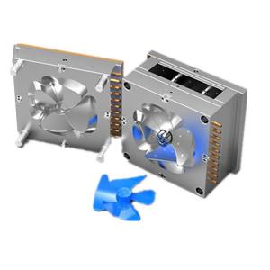 China ABS Electric Fan Shaft Leaf Plastic Injection Single Cavity Mould 3 Plates factory
