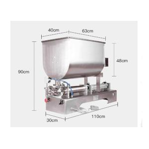 China Pneumatic 110V Nozzle Shampoo Filling Machine Piston Filler Machine on sale