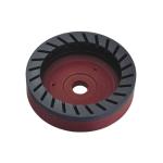 D150mm Internal Toothed Resin Wheel Bowl Shape Continuous Diamond Grinding Wheel