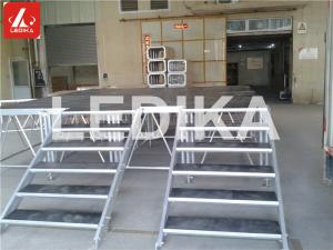 China With Stair Disassembly Aluminum Stage Platform Performance Plywood 750kg / M2 factory