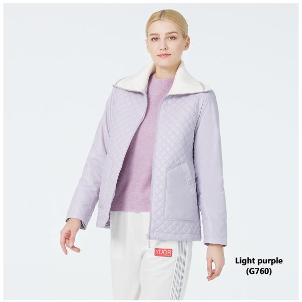 Purple Shoulder Width 42 Spring Ladies Autumn Coats XL/48 Windbreaker Waterproof